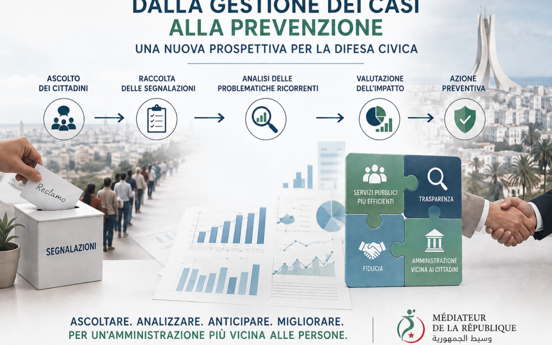 DALLA GESTIONE DEI CASI ALLA PREVENZIONE: UNA NUOVA PROSPETTIVA PER LA DIFESA CIVICA
